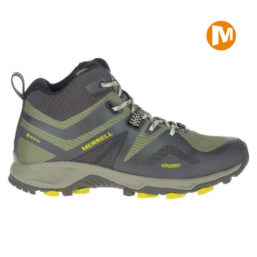 Merrell MQM Flex 2 Mid GORE-TEX Wanderschuhe Damen Olivgrün [DE-OTRUC]